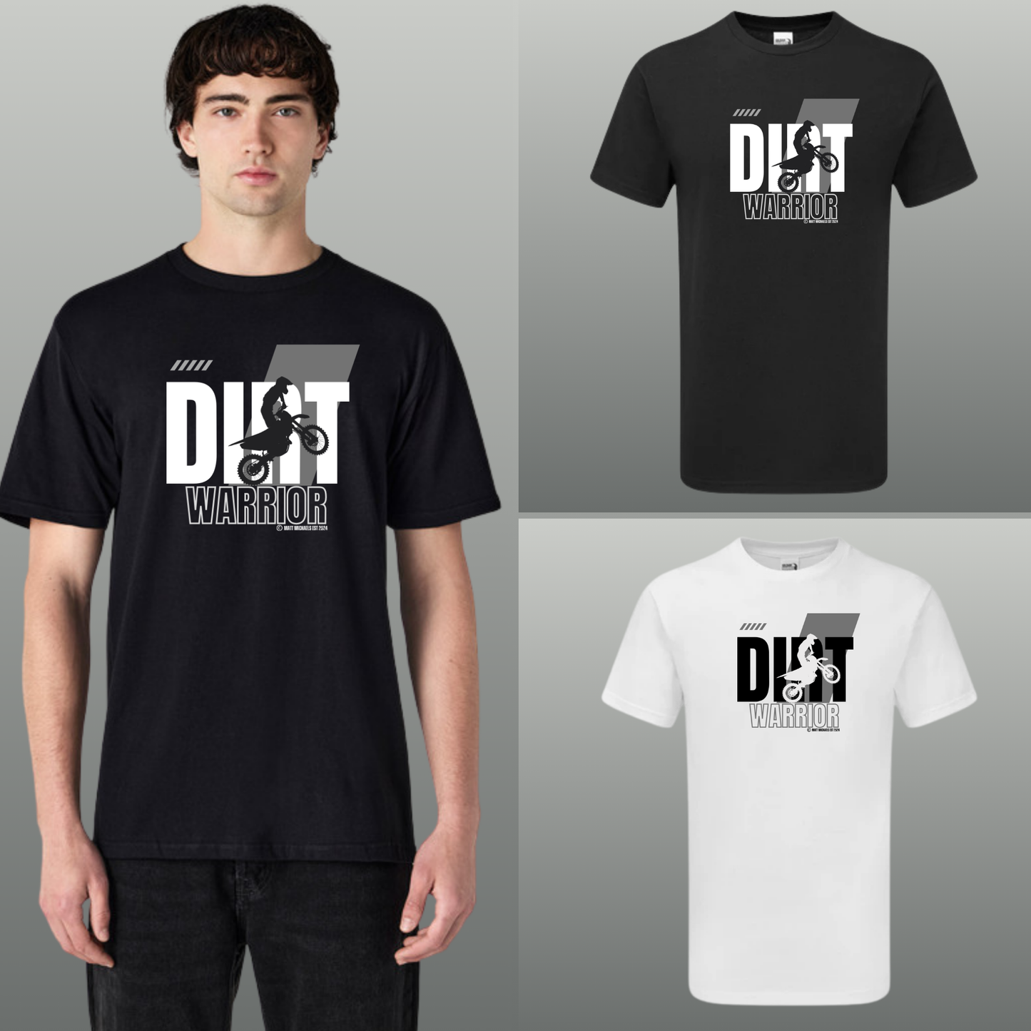 Dirt Warrior Tee | Rugged Graphic Shirt for Bold Adventures - Matt Michaels