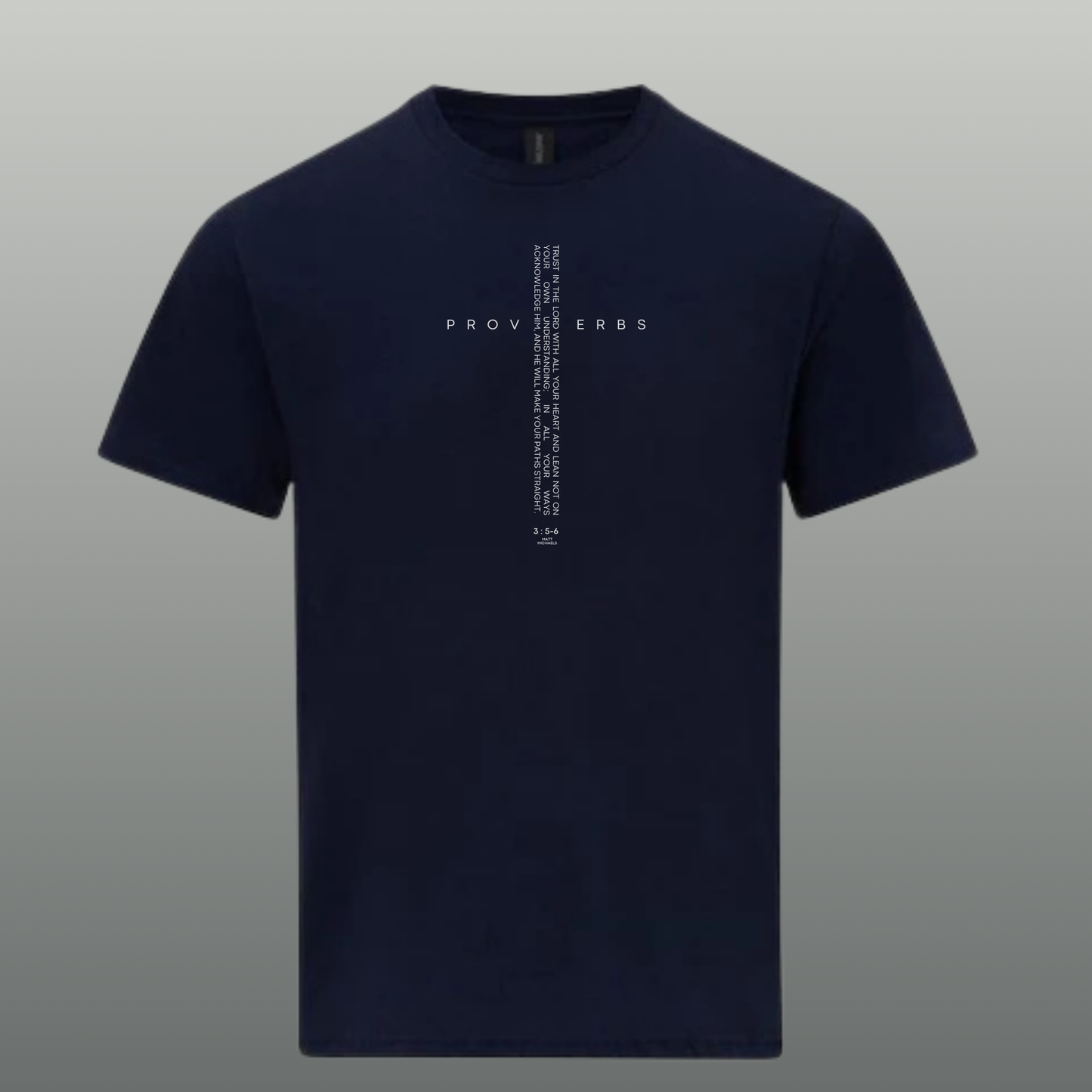 Proverbs Graphic Tee | Inspirational Style with Vertical Wisdom - Matt Michaels