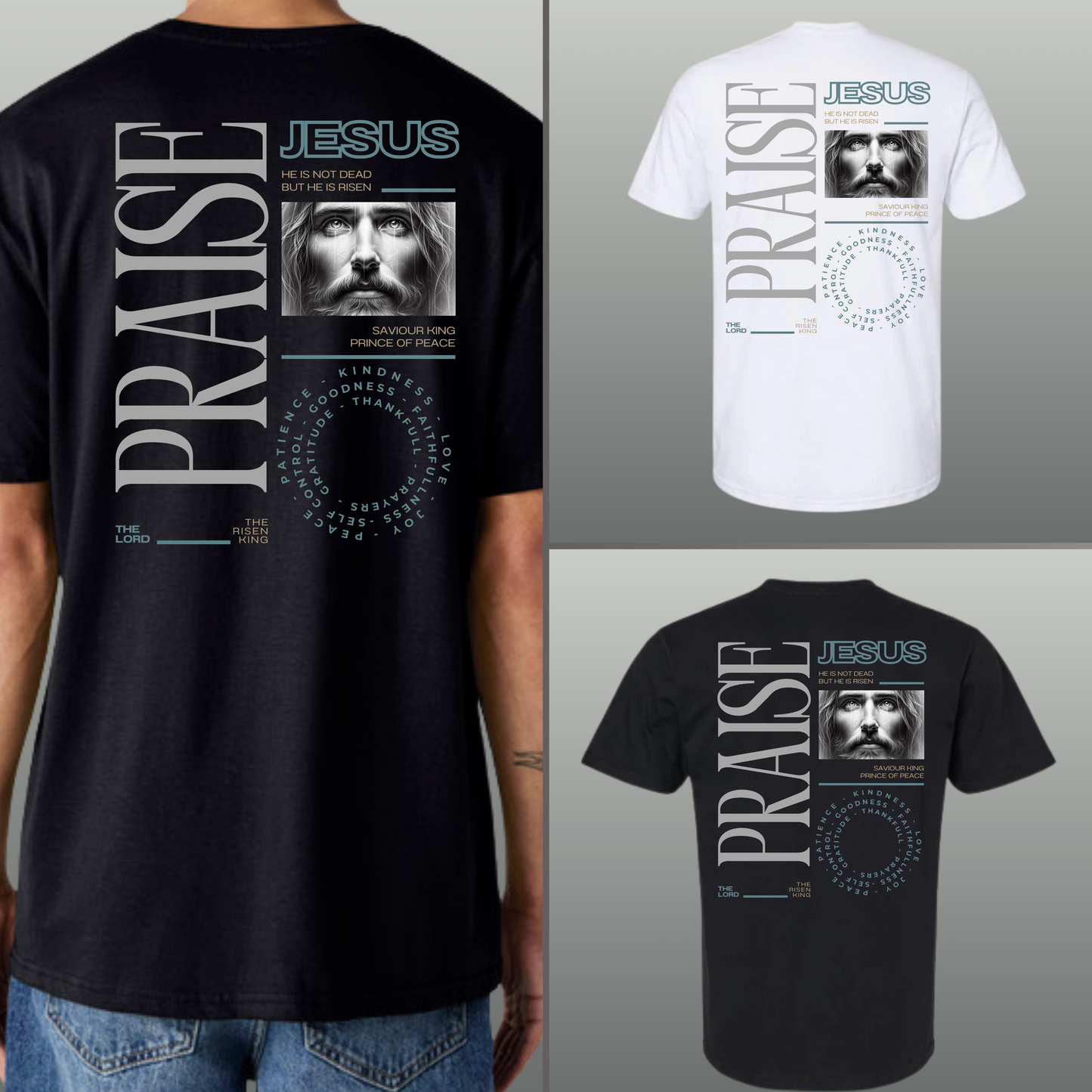 Praise Jesus Tee | Bold Religious-Inspired Graphics - Matt Michaels