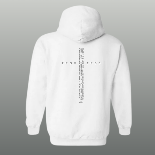 Uplift Fleece Hoodie - Proverbs 3:5-6 | Cozy Comfort with a Positive Message - Matt Michaels