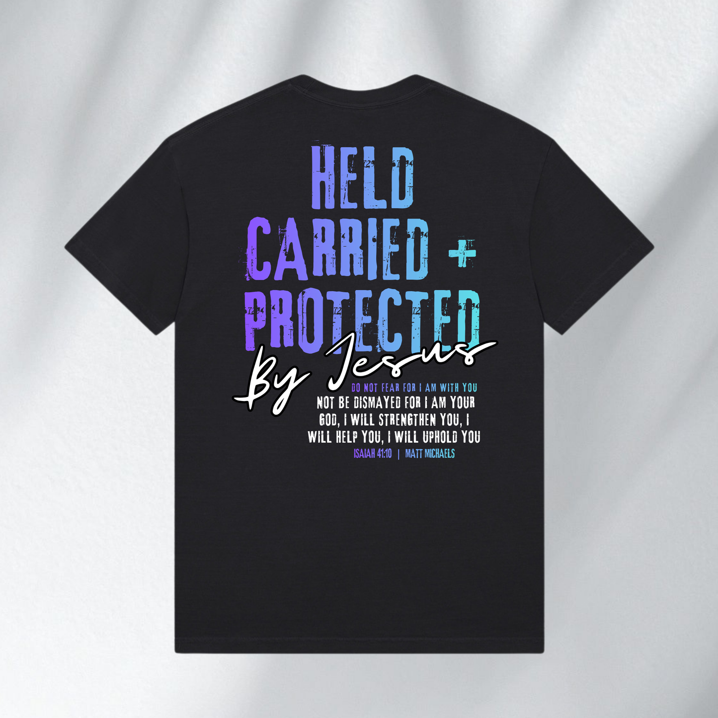 Held, Carried, Protected by Jesus | Youth Tee & Hoodie