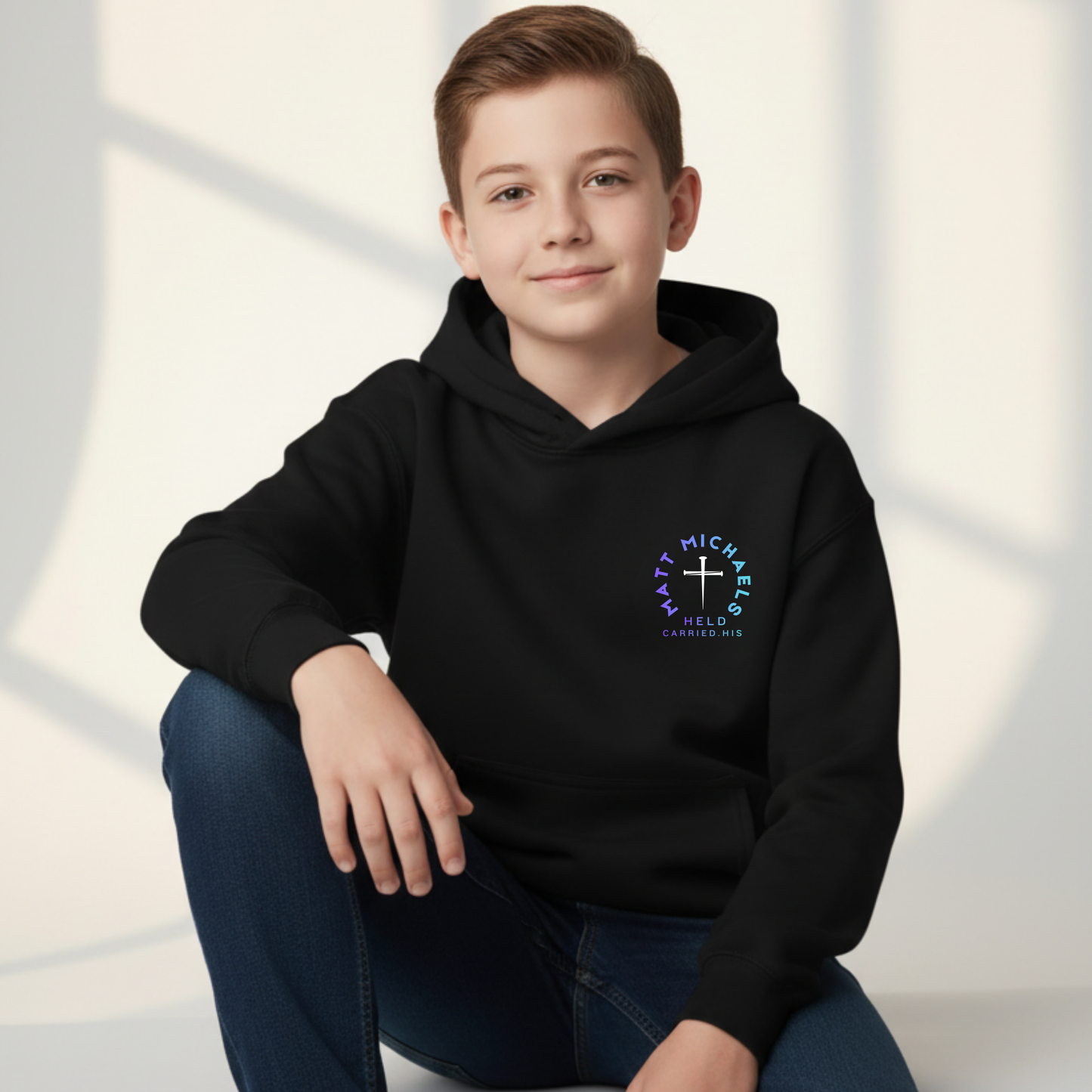 Held, Carried, Protected by Jesus | Youth Tee & Hoodie