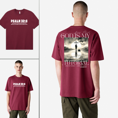 Psalm 32:8 Christian Faith T-Shirt - Inspirational Religious Wear - Matt Michaels