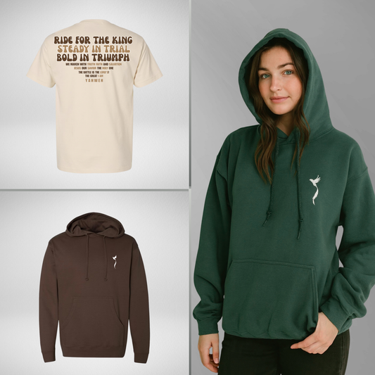 RIDE FOR THE KING Women's Hoodie & Tee