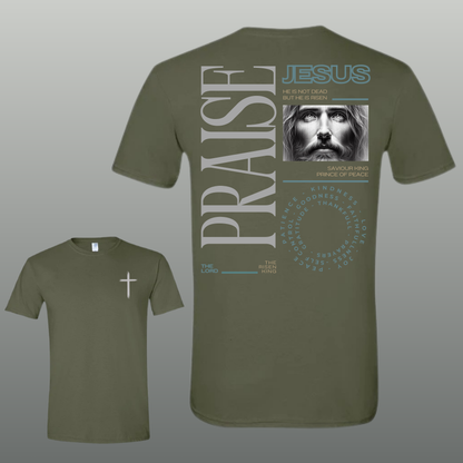 Praise Jesus Tee | Bold Religious-Inspired Graphics - Matt Michaels