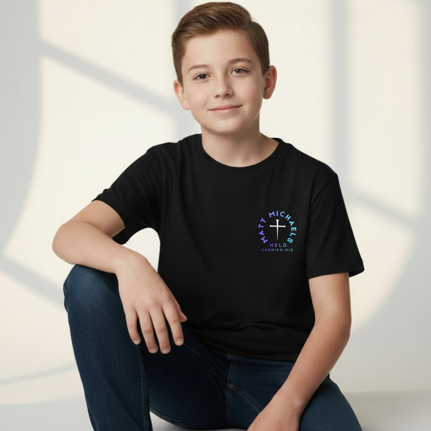 Held, Carried, Protected by Jesus | Youth Tee & Hoodie