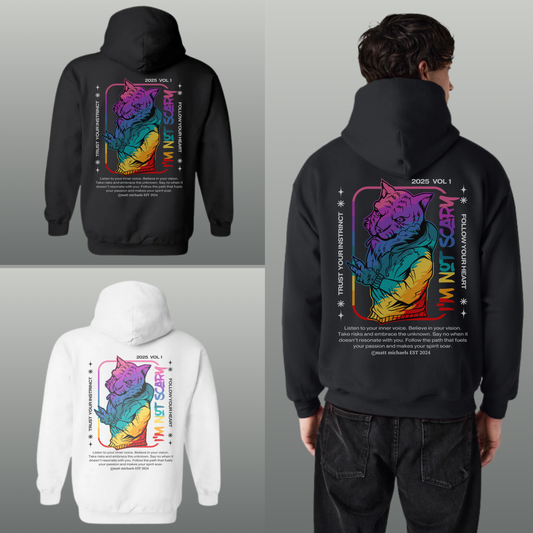 Instinct and Courage Hoodie | Graphic & Motivational Design - Matt Michaels